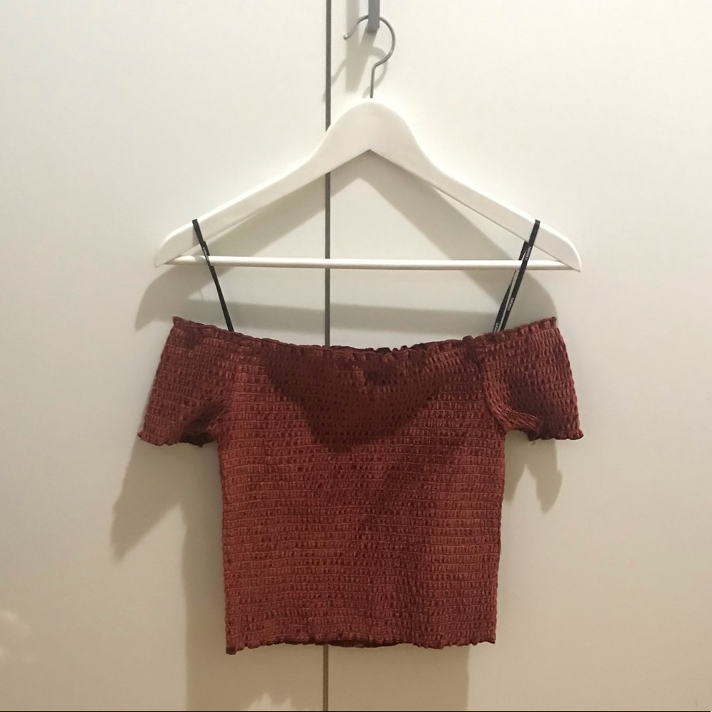 Burgundy Crop Top🔥